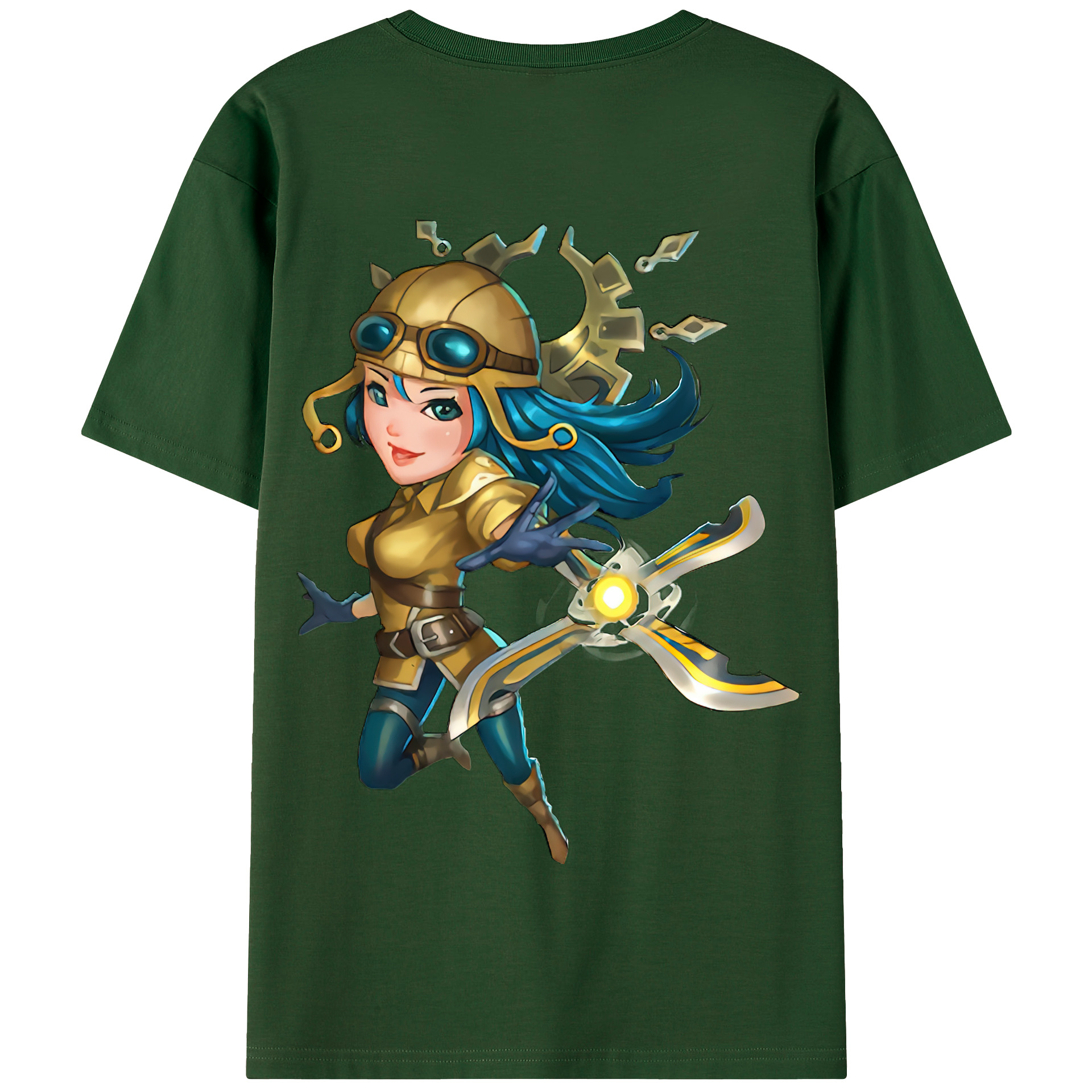 リーグ・オブ・レジェンド League of Legends LOL 綿100％半袖Tシャツ（背面プリント）